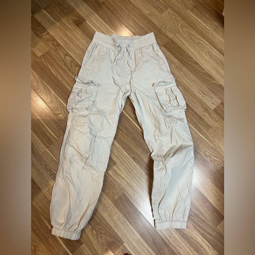 Jaywalker Beige Elastic Waist Pants